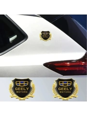 Металлическая эмблема на автомобиль "GEELY" самоклеящаяся